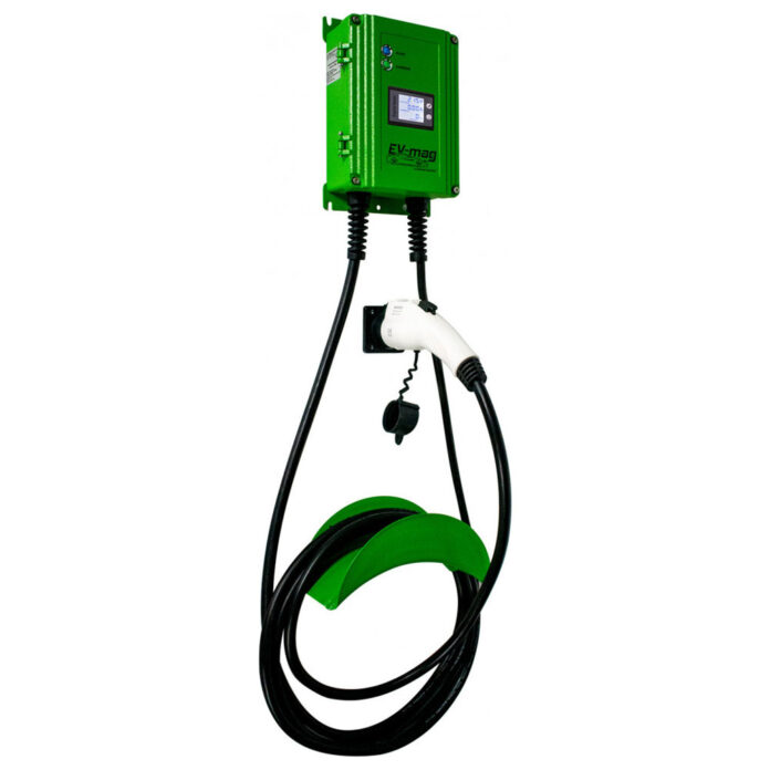 Statie fixa cu ecran pentru incarcare masini electrice EV-MAG GS103T1GC-DN, 3.6 kW, type 1, monofazat Statie fixa cu ecran pentru incarcare masini electrice EV-MAG GS103T1GC-DN, 3.6 kW, type 1, monofazat