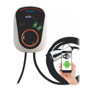 Statie fixa cu ecran pentru incarcare masini electrice EV-MAG GSD-32/1-WC, WiFi, RFID, 7 kW, type 2, monofazat, control de pe telefon Statie fixa cu ecran pentru incarcare masini electrice EV-MAG GSD-32/1-WC, WiFi, RFID, 7 kW, type 2, monofazat, control de pe telefon