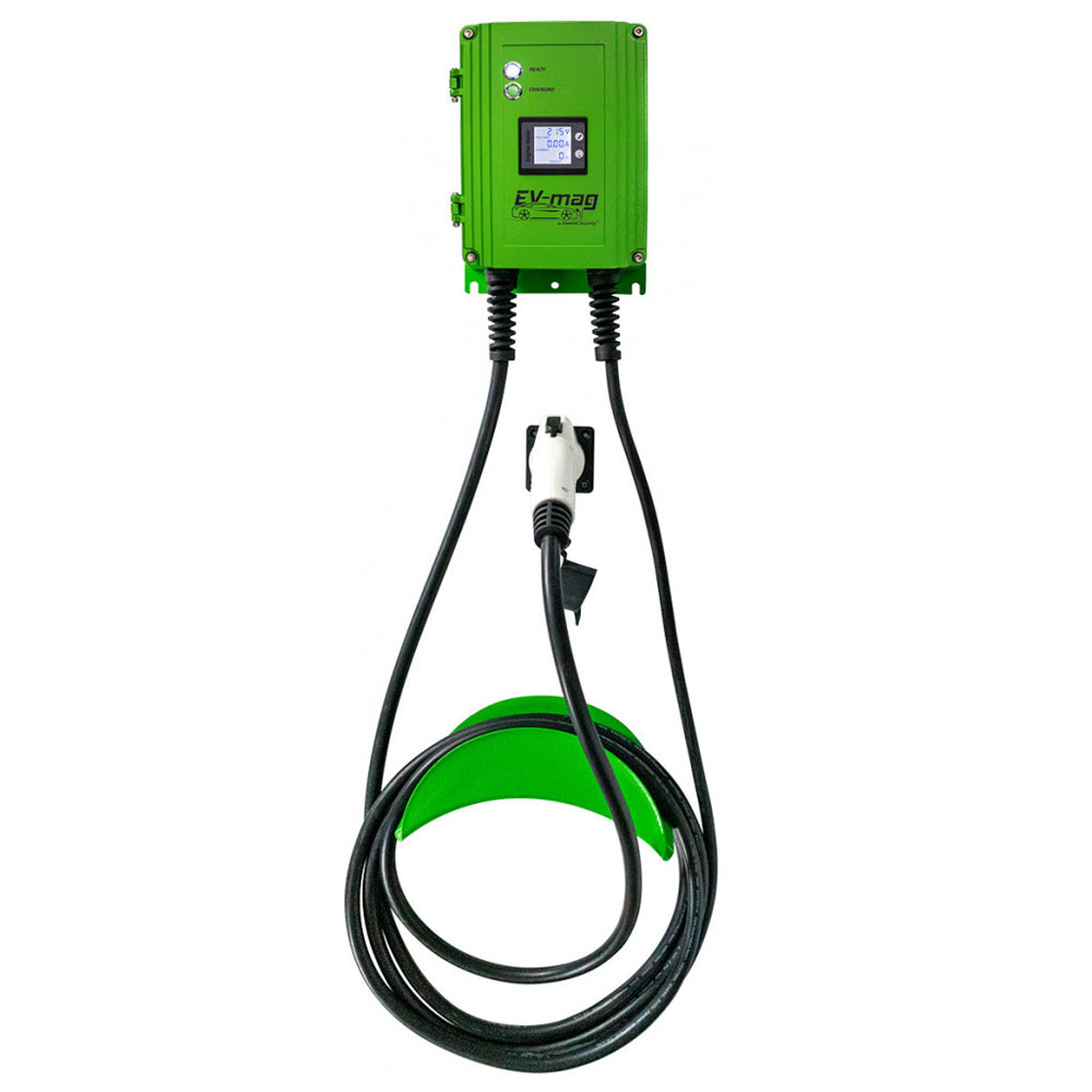 Statie fixa cu ecran pentru incarcare masini electrice EV-MAG GS107T1GC-D, 7 kW, type 1, monofazat Statie fixa cu ecran pentru incarcare masini electrice EV-MAG GS107T1GC-D, 7 kW, type 1, monofazat