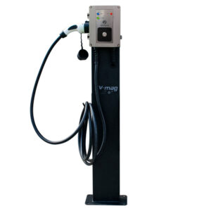 Statie fixa incarcare masini electrice EV-MAG GS322T2GCS-CP, RFID, 22 kW, Type 2, trifazat, comutator de putere, montaj pe stativ Statie fixa incarcare masini electrice EV-MAG GS322T2GCS-CP, RFID, 22 kW, Type 2, trifazat, comutator de putere, montaj pe stativ