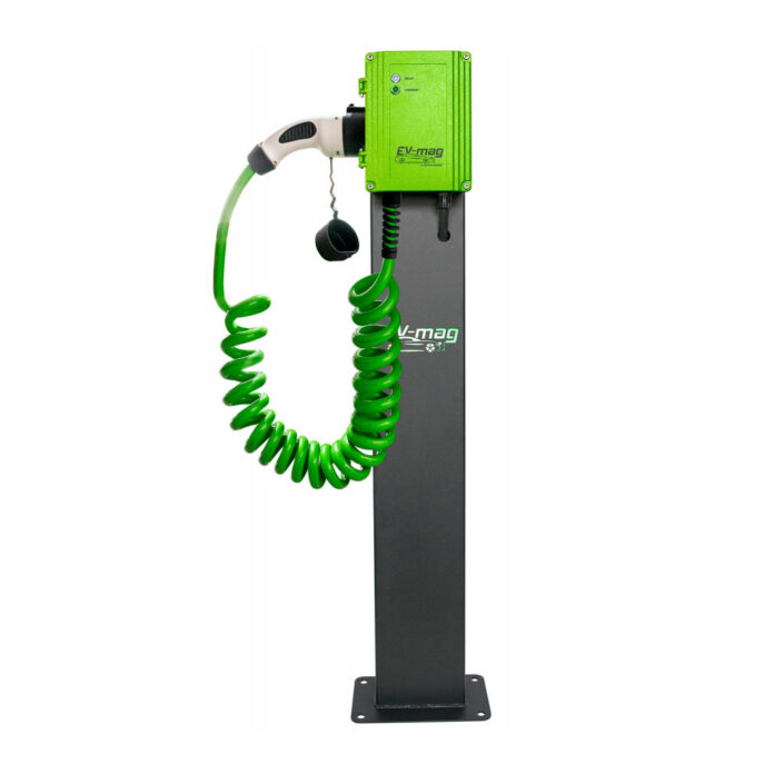 Statie fixa incarcare masini electrice EV-MAG GS322T2GCS-SVN, 22 kW, Type 2, trifazat, montaj pe stativ Statie fixa incarcare masini electrice EV-MAG GS322T2GCS-SVN, 22 kW, Type 2, trifazat, montaj pe stativ