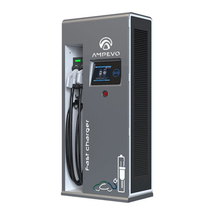 Statie incarcare masini electrice EV-MAG AMPEVO DC 60 kW AC/CCS2/CHAdeMO, RFID, 4G, ecran LCD, CCS 2, incarcare 2 masini, alimentare 3P 400V Statie incarcare masini electrice EV-MAG AMPEVO DC 60 kW AC/CCS2/CHAdeMO, RFID, 4G, ecran LCD, CCS 2, incarcare 2 masini, alimentare 3P 400V