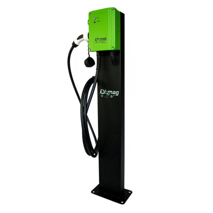Statie incarcare masini electrice EV-MAG GS107T2GCS-N, 7 kW, type 2, monofazat, montaj pe stativ Statie incarcare masini electrice EV-MAG GS107T2GCS-N, 7 kW, type 2, monofazat, montaj pe stativ