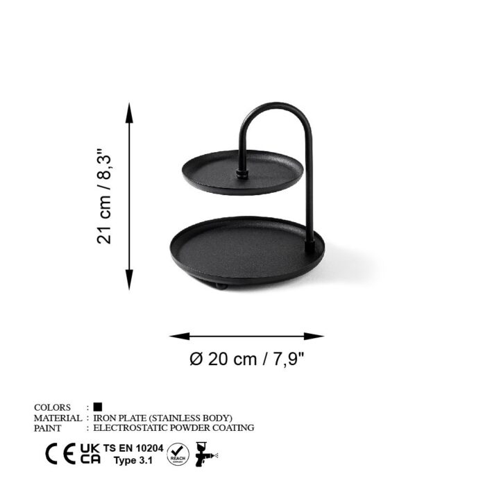 Suport bijuterii Model Solis, Negru, 20x20x21 cm Suport bijuterii Model Solis, Negru, 20x20x21 cm