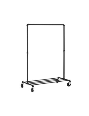 Suport pentru umerase mobil, Songmics, HSR61BK, Negru, 163 x 100 x 49 cm Suport pentru umerase mobil, Songmics, HSR61BK, Negru, 163 x 100 x 49 cm