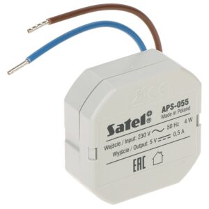Sursa alimentare Satel Be Wave APS-055, 5 VDC, 0.5 A, incastrat Sursa alimentare Satel Be Wave APS-055, 5 VDC, 0.5 A, incastrat