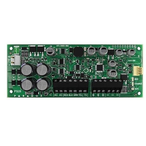 Sursa de alimentare in comutatie Paradox PS25, supervizata 2.8 A, functie stand-alone Sursa de alimentare in comutatie Paradox PS25, supervizata 2.8 A, functie stand-alone
