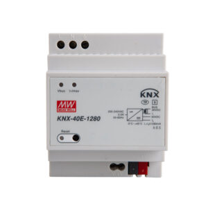 Sursa de alimentare MeanWell KNX-40E-1280, 2 iesiri, 30V/1280 mA, 40 W, protocol KNX, montaj pe sina DIN Sursa de alimentare MeanWell KNX-40E-1280, 2 iesiri, 30V/1280 mA, 40 W, protocol KNX, montaj pe sina DIN