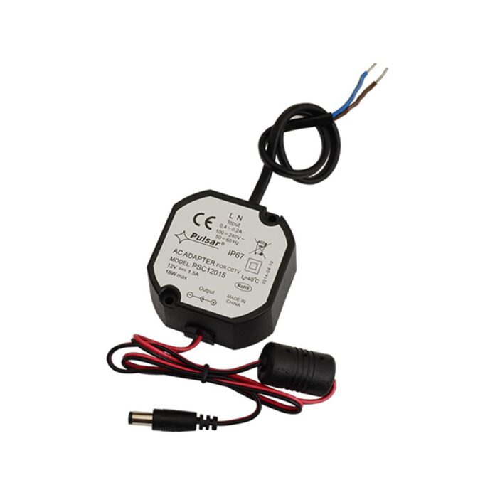 Sursa de alimentare Pulsar PSC12015, 12V, 1.5A, IP67 Sursa de alimentare Pulsar PSC12015, 12V, 1.5A, IP67
