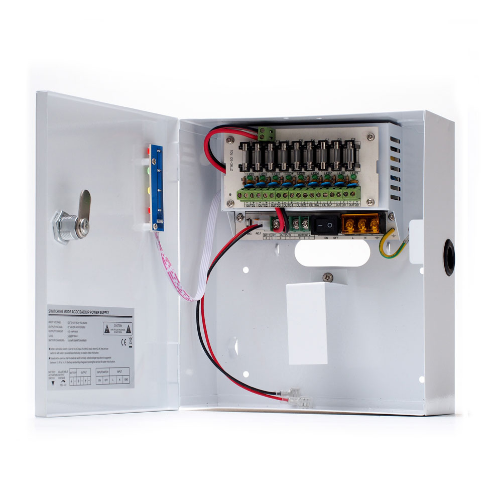 Sursa de alimentare cu back-up ZTP1205B-09F, 5A, 12-14V, 9 iesiri Sursa de alimentare cu back-up ZTP1205B-09F, 5A, 12-14V, 9 iesiri