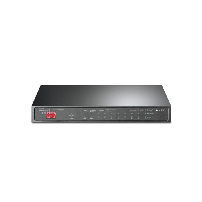 Switch 10 porturi Gigabit TP-Link TL-SG1210MP, 10/100/1000 Mbps, 20 Gbps, 123 W, PoE+, fara management Switch 10 porturi Gigabit TP-Link TL-SG1210MP, 10/100/1000 Mbps, 20 Gbps, 123 W, PoE+, fara management