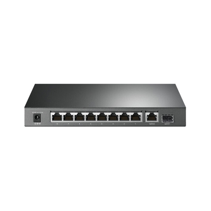 Switch 10 porturi Gigabit TP-Link TL-SG1210P, 10/100/1000 Mbps, 20 Gbps, 63 W, 1x SFP, PoE+, fara management Switch 10 porturi Gigabit TP-Link TL-SG1210P, 10/100/1000 Mbps, 20 Gbps, 63 W, 1x SFP, PoE+, fara management