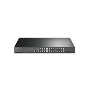 Switch 28 porturi Gigabit JetStream TP-Link TL-SG3428XMP, 128 Gbps, 4x SFP+, 384 W, L2/L2+, Omada SDN, PoE+, cu management Switch 28 porturi Gigabit JetStream TP-Link TL-SG3428XMP, 128 Gbps, 4x SFP+, 384 W, L2/L2+, Omada SDN, PoE+, cu management