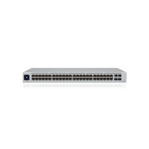 Switch 48 porturi Ubiquiti UniFi USW-48-POE, 104 Gbps, 4 porturi SFP, PoE+, cu management Switch 48 porturi Ubiquiti UniFi USW-48-POE, 104 Gbps, 4 porturi SFP, PoE+, cu management
