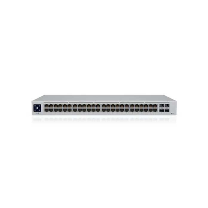 Switch 48 porturi Ubiquiti UniFi USW-48-POE, 104 Gbps, 4 porturi SFP, PoE+, cu management Switch 48 porturi Ubiquiti UniFi USW-48-POE, 104 Gbps, 4 porturi SFP, PoE+, cu management