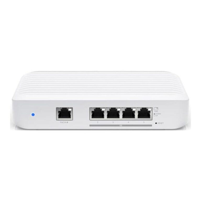 Switch 5 porturi Gigabit Ubiquiti UniFi Flex XG USW-FLEX-XG-EU ,1x port PoE input, cu management
