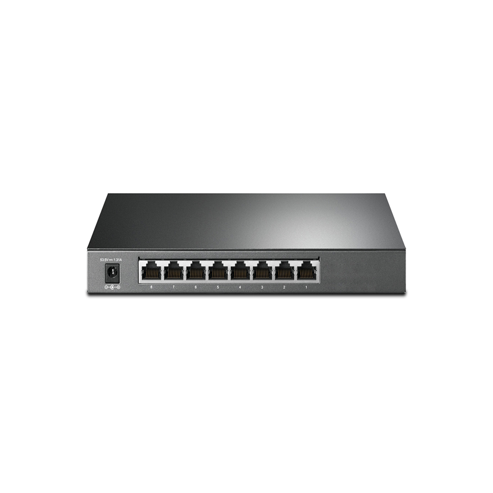 Switch 8 porturi Gigabit JetStream TP-Link TL-SG2008P, 16 Gbps, 10/100/1000 Mbps, 62 W, PoE+, Omada SDN, cu management Switch 8 porturi Gigabit JetStream TP-Link TL-SG2008P, 16 Gbps, 10/100/1000 Mbps, 62 W, PoE+, Omada SDN, cu management