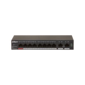 Switch cu 10 porturi Gigabit Dahua CS4010-8GT-110, 8 porturi PoE, 10/100/1000 Mbps, cu cloud management Switch cu 10 porturi Gigabit Dahua CS4010-8GT-110, 8 porturi PoE, 10/100/1000 Mbps, cu cloud management
