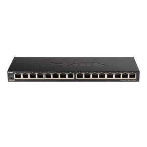Switch cu 16 porturi D-Link DGS-1016S, 32 Gbps, 8.000 MAC, fara management Switch cu 16 porturi D-Link DGS-1016S, 32 Gbps, 8.000 MAC, fara management