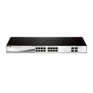 Switch cu 16 porturi D-Link DGS-1210-20, 4 porturi Combo, 40 Gbps, 8.000 MAC, 29.8 Mpps, cu management Switch cu 16 porturi D-Link DGS-1210-20, 4 porturi Combo, 40 Gbps, 8.000 MAC, 29.8 Mpps, cu management