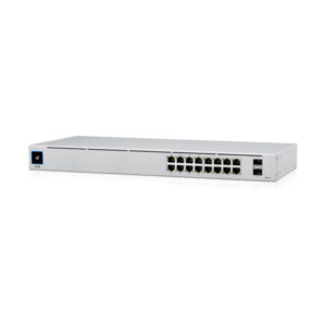 Switch cu 16 porturi Ubiquiti USW-16-POE, 2 porturi SFP, 36 Gbps, 26.78 Mpps, PoE, cu management Switch cu 16 porturi Ubiquiti USW-16-POE, 2 porturi SFP, 36 Gbps, 26.78 Mpps, PoE, cu management