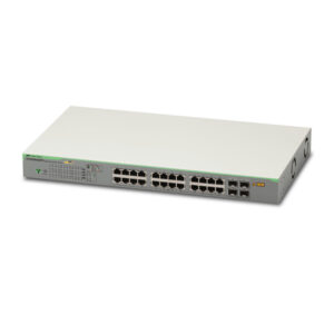 Switch cu 24 porturi Allied Telesis AT-GS950/28PS-50, 56 Gbps, 41.65 Mpps, 8.000 MAC, 4 porturi SFP, PoE, cu management Switch cu 24 porturi Allied Telesis AT-GS950/28PS-50, 56 Gbps, 41.65 Mpps, 8.000 MAC, 4 porturi SFP, PoE, cu management