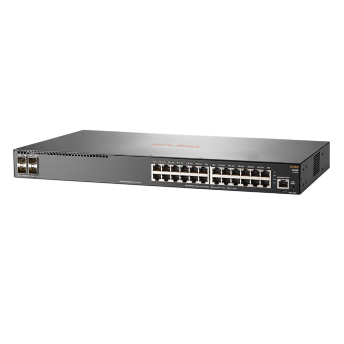 Switch cu 24 porturi Aruba JL253A, 128 Gbps, 95.2 Mpps, 4 porturi SFP+, 1U, cu management Switch cu 24 porturi Aruba JL253A, 128 Gbps, 95.2 Mpps, 4 porturi SFP+, 1U, cu management