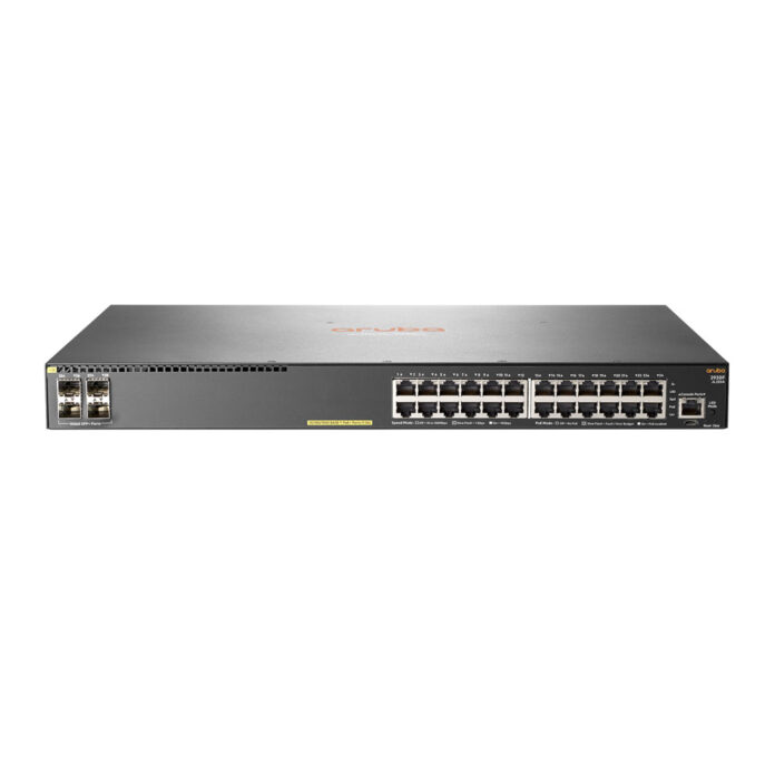 Switch cu 24 porturi Aruba JL255A, 128 Gbps, 95.2 Mpps, 4 porturi SFP+, PoE, 1U, cu management Switch cu 24 porturi Aruba JL255A, 128 Gbps, 95.2 Mpps, 4 porturi SFP+, PoE, 1U, cu management