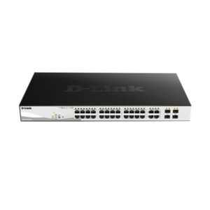 Switch cu 24 porturi D-Link DGS-1210-24, 4 porturi SFP, 56 Gbps, 41.7 Mpps, 8.000 MAC, 1U, cu management Switch cu 24 porturi D-Link DGS-1210-24, 4 porturi SFP, 56 Gbps, 41.7 Mpps, 8.000 MAC, 1U, cu management