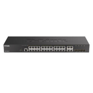 Switch cu 24 porturi D-Link DGS-2000-28, 4 porturi SFP, 56 Gbps, 41.7 Mpps, 8.000 MAC, 1U, cu management Switch cu 24 porturi D-Link DGS-2000-28, 4 porturi SFP, 56 Gbps, 41.7 Mpps, 8.000 MAC, 1U, cu management