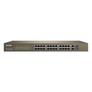 Switch cu 24 porturi Tenda TEF1226P-24-440W, 8.8 Gbps, 6.5 Mpps, 4000 MAC, PoE, cu management Switch cu 24 porturi Tenda TEF1226P-24-440W, 8.8 Gbps, 6.5 Mpps, 4000 MAC, PoE, cu management