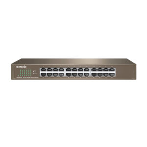 Switch cu 24 porturi Tenda TEG1024D, 48 Gbps, 35.6 Mpps, 8000 MAC, fara management Switch cu 24 porturi Tenda TEG1024D, 48 Gbps, 35.6 Mpps, 8000 MAC, fara management