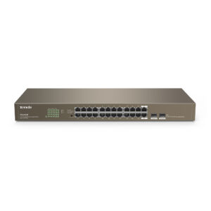 Switch cu 24 porturi Tenda TEG1024F, 48 Gbps, 35.6 Mpps, 8000 MAC, fara management Switch cu 24 porturi Tenda TEG1024F, 48 Gbps, 35.6 Mpps, 8000 MAC, fara management
