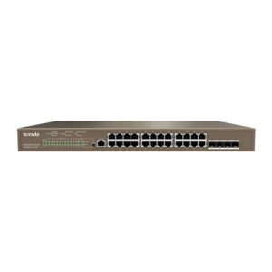 Switch cu 24 porturi Tenda TEG5328P-24-410W, 56 Gbps, 41.7 Mpps, 16000 MAC, PoE, cu management Switch cu 24 porturi Tenda TEG5328P-24-410W, 56 Gbps, 41.7 Mpps, 16000 MAC, PoE, cu management