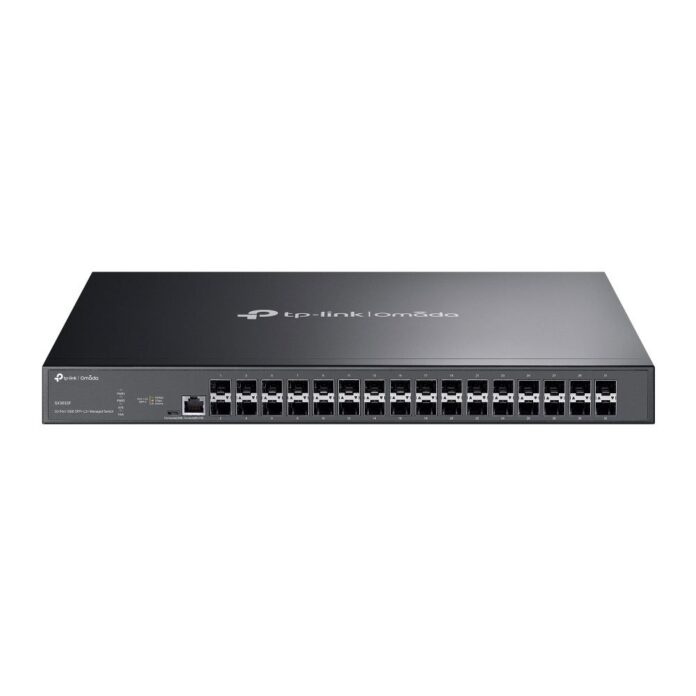 Switch cu 32 porturi SFP Gigabite TP-Link Jetstream SX3032F, 640 Gbps, 476.2 Mpps, Omada, PoE, cu management Switch cu 32 porturi SFP Gigabite TP-Link Jetstream SX3032F, 640 Gbps, 476.2 Mpps, Omada, PoE, cu management