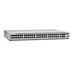 Switch cu 48 porturi Allied Telesis AT-GS948MPX-50, 140 Gbps, 104.16 Mpps, 16.000 MAC, 2 porturi SFP/Copper, 2 sloturi SFP/SFP+, cu management Switch cu 48 porturi Allied Telesis AT-GS948MPX-50, 140 Gbps, 104.16 Mpps, 16.000 MAC, 2 porturi SFP/Copper, 2 sloturi SFP/SFP+, cu management
