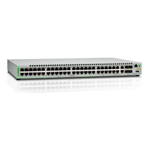 Switch cu 48 porturi Allied Telesis AT-GS948MX-50, 140 Gbps, 104.16 Mpps, 16.000 MAC, 2 porturi SFP/Copper, 2 sloturi SFP/SFP+, cu management Switch cu 48 porturi Allied Telesis AT-GS948MX-50, 140 Gbps, 104.16 Mpps, 16.000 MAC, 2 porturi SFP/Copper, 2 sloturi SFP/SFP+, cu management