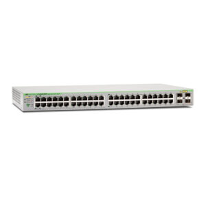 Switch cu 48 porturi Allied Telesis AT-GS950/48PS-50, 96 Gbps, 71.42 Mpps, 8.000 MAC, 4 porturi SFP, PoE, cu management Switch cu 48 porturi Allied Telesis AT-GS950/48PS-50, 96 Gbps, 71.42 Mpps, 8.000 MAC, 4 porturi SFP, PoE, cu management