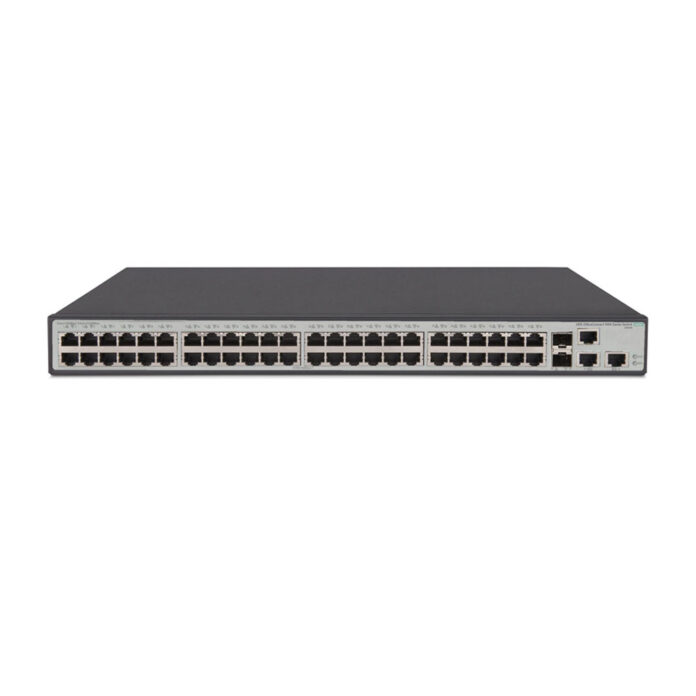 Switch cu 48 porturi Aruba JG961A, 176 Gbps, 130.9 Mpps, 16.000 MAC, 2 porturi SFP, 1U, cu management Switch cu 48 porturi Aruba JG961A, 176 Gbps, 130.9 Mpps, 16.000 MAC, 2 porturi SFP, 1U, cu management