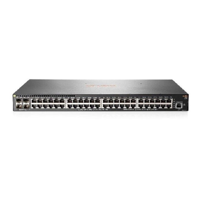 Switch cu 48 porturi Aruba JL355A, 176 Gbps, 16.000 MAC, 4 porturi SFP+, 1U, cu management Switch cu 48 porturi Aruba JL355A, 176 Gbps, 16.000 MAC, 4 porturi SFP+, 1U, cu management