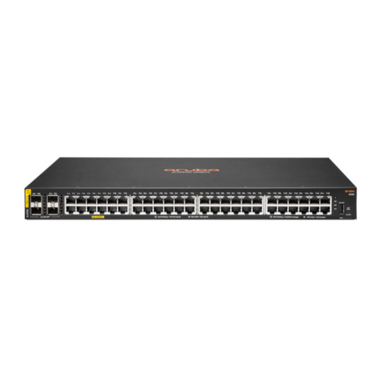 Switch cu 48 porturi HPE Aruba JL675A, 4 porturi SFP, 176 Gbps, 98.6 Mpps, 8.192 MAC, cu management, PoE