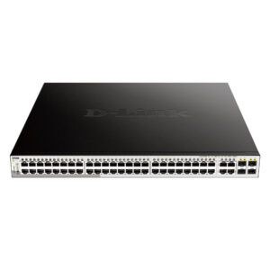 Switch cu 48 porturi D-Link DGS-1210-52MP, 4 porturi SFP, 104 Gbps, 77.4 Mpps, 16.000 MAC, 1U, PoE, cu management Switch cu 48 porturi D-Link DGS-1210-52MP, 4 porturi SFP, 104 Gbps, 77.4 Mpps, 16.000 MAC, 1U, PoE, cu management