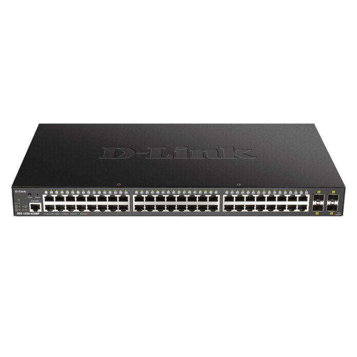Switch cu 48 porturi D-Link DGS-1250-52XMP, 176 Gbps, 130.95 Mpps, 32.000 MAC, PoE, cu management Switch cu 48 porturi D-Link DGS-1250-52XMP, 176 Gbps, 130.95 Mpps, 32.000 MAC, PoE, cu management