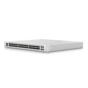 Switch cu 48 porturi Ubiquiti USW-ENTERPRISE-48-POE, 4 porturi SFP+, 320 Gbps, 238.095 Mpps, PoE, cu management Switch cu 48 porturi Ubiquiti USW-ENTERPRISE-48-POE, 4 porturi SFP+, 320 Gbps, 238.095 Mpps, PoE, cu management