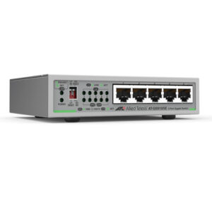Switch cu 5 porturi Allied Telesis AT-GS910/5E-50, 10 Gbps, 7.4 Mpps, 2.000 MAC, fara management Switch cu 5 porturi Allied Telesis AT-GS910/5E-50, 10 Gbps, 7.4 Mpps, 2.000 MAC, fara management