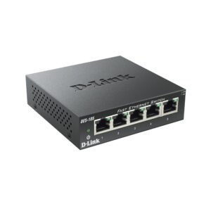 Switch cu 5 porturi D-Link DES-105, 10/100Mbps, 0.74 Mpps, 2.000 MAC, fara management Switch cu 5 porturi D-Link DES-105, 10/100Mbps, 0.74 Mpps, 2.000 MAC, fara management