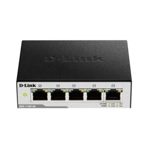 Switch cu 5 porturi D-Link DGS-1100-05, 10 Gbps, 7.4 Mpps, 2.048 MAC, cu management Switch cu 5 porturi D-Link DGS-1100-05, 10 Gbps, 7.4 Mpps, 2.048 MAC, cu management