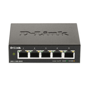 Switch cu 5 porturi D-Link DGS-1100-05V2, 10 Gbps, 7.44 Mpps, 8.000 MAC, cu management Switch cu 5 porturi D-Link DGS-1100-05V2, 10 Gbps, 7.44 Mpps, 8.000 MAC, cu management