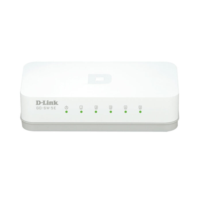 Switch cu 5 porturi D-Link GO-SW-5E, 1 Gbps, 2.000 MAC, fara management Switch cu 5 porturi D-Link GO-SW-5E, 1 Gbps, 2.000 MAC, fara management