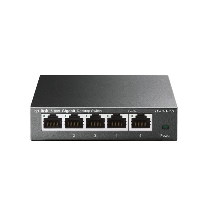 Switch cu 5 porturi TP-Link TL-SG105S, 2000 MAC, 10 Gbps Switch cu 5 porturi TP-Link TL-SG105S, 2000 MAC, 10 Gbps